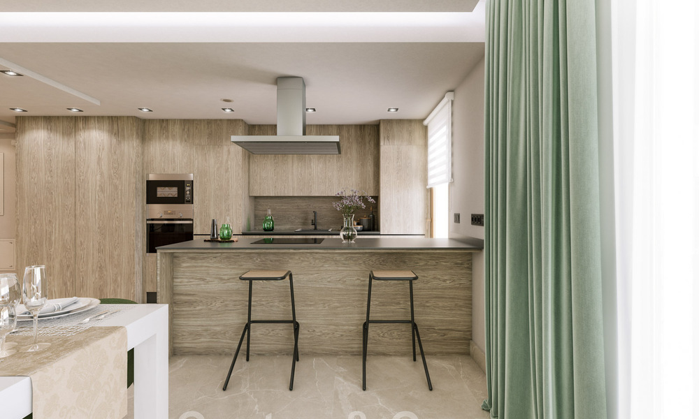 Nuevos apartamentos de lujo en venta, con vistas despejadas al lago, las montañas y la costa hacia Gibraltar, situados en el tranquilo Istán, Costa del Sol 42615