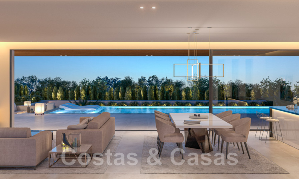 Villa de lujo modernista en venta a poca distancia de la playa en Guadalmina Baja, Marbella 42588