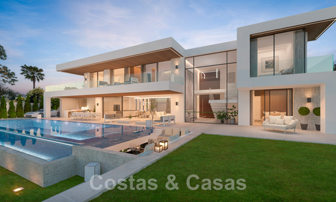 Villa de lujo modernista en venta a poca distancia de la playa en Guadalmina Baja, Marbella 42589