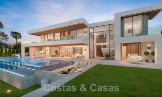 Villa de lujo modernista en venta a poca distancia de la playa en Guadalmina Baja, Marbella 42589 