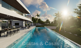 Villa de lujo modernista en venta a poca distancia de la playa en Guadalmina Baja, Marbella 42591 