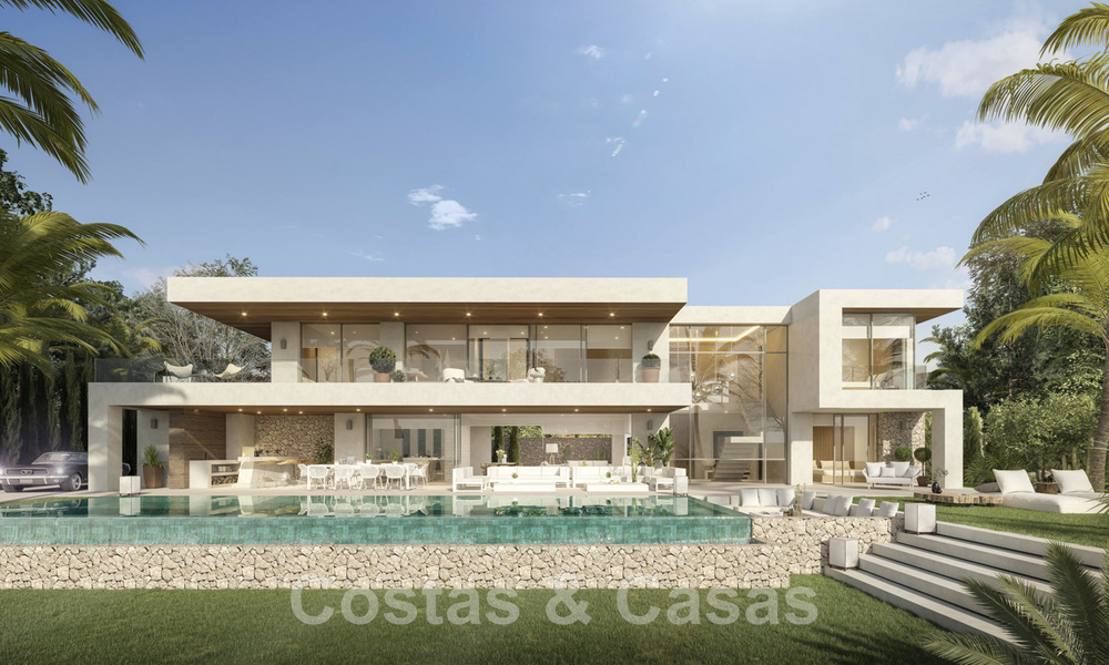 Villa de lujo modernista en venta a poca distancia de la playa en Guadalmina Baja, Marbella 42592