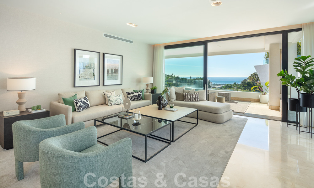 Espectacular y moderno ático en venta con impresionantes vistas al mar en la codiciada Sierra Blanca, en la Milla de Oro de Marbella 51511