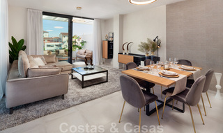 Listos para entrar a vivir. Últimos 2 áticos en venta de estilo moderno en un nuevo complejo en la Nueva Milla de Oro entre Marbella y Estepona 42541 