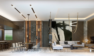 Se vende villa de diseño sobre plano, con solárium, a poca distancia de la playa en la elegante Guadalmina Baja en Marbella 42573 