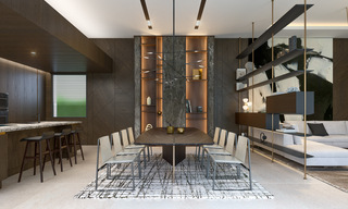 Se vende villa de diseño sobre plano, con solárium, a poca distancia de la playa en la elegante Guadalmina Baja en Marbella 42574 