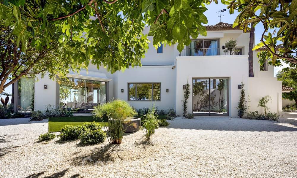 Prestigiosa villa de lujo de estilo mediterráneo en venta con impresionantes vistas panorámicas al mar en Benahavis - Marbella 43452