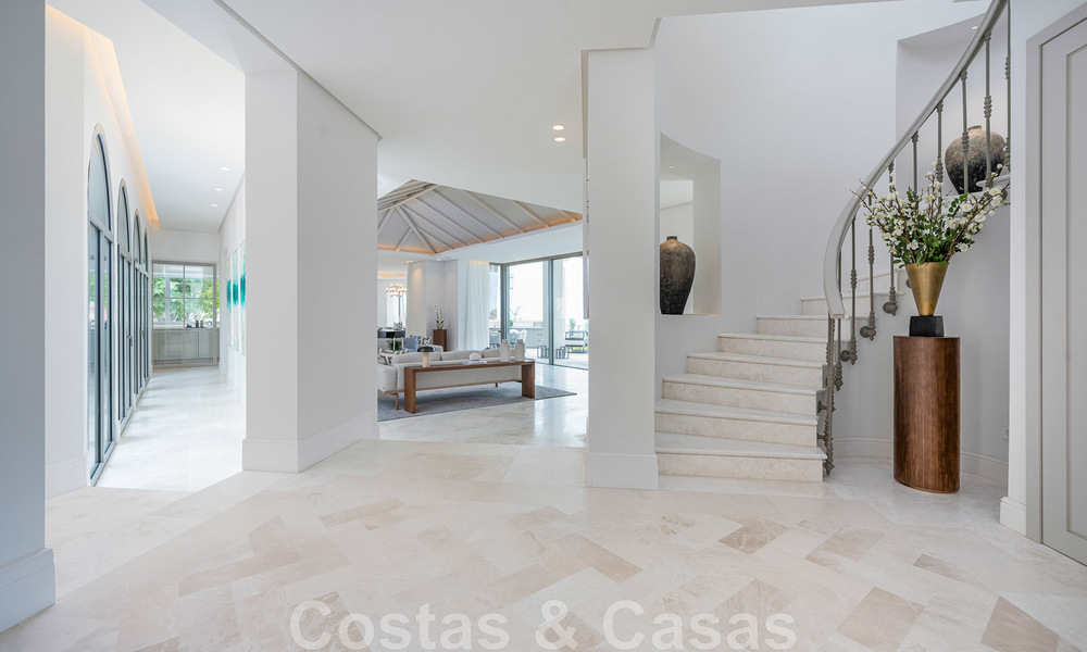 Prestigiosa villa de lujo de estilo mediterráneo en venta con impresionantes vistas panorámicas al mar en Benahavis - Marbella 43466