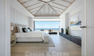 Prestigiosa villa de lujo de estilo mediterráneo en venta con impresionantes vistas panorámicas al mar en Benahavis - Marbella 43483 