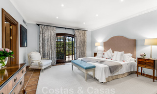 Fenomenal villa tradicional de lujo en venta en una gran parcela con vistas panorámicas al mar, situada en Sierra Blanca en la Milla de Oro de Marbella 42931 