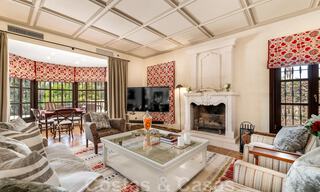 Fenomenal villa tradicional de lujo en venta en una gran parcela con vistas panorámicas al mar, situada en Sierra Blanca en la Milla de Oro de Marbella 42936 