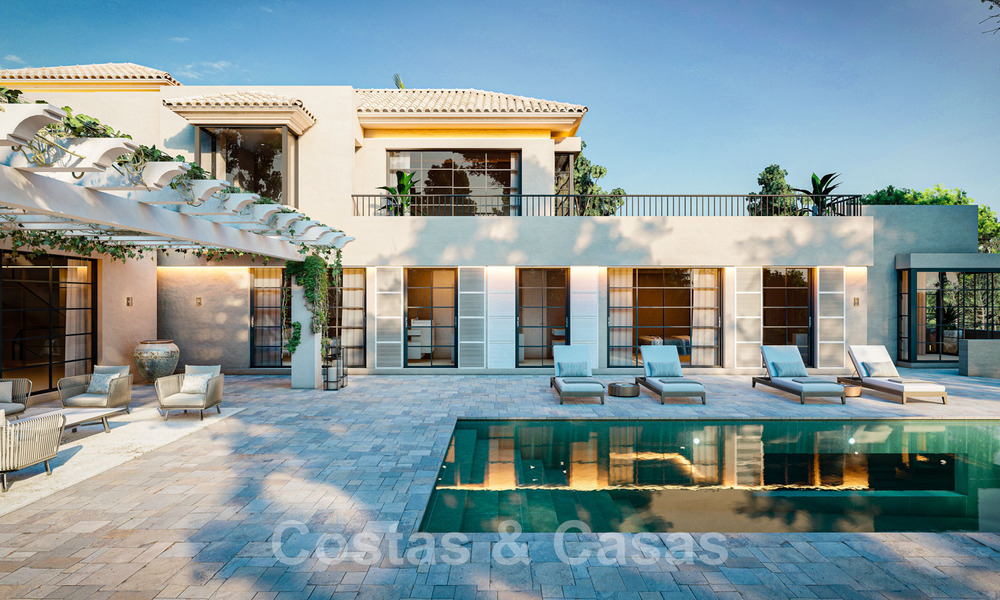 Mundano, villa de lujo en venta de estilo contemporáneo, a poca distancia de todos los servicios y las playas de la Milla de Oro, Marbella 43180