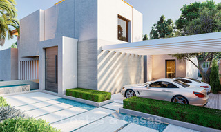 Mundano, villa de lujo en venta de estilo contemporáneo, a poca distancia de todos los servicios y las playas de la Milla de Oro, Marbella 43186 