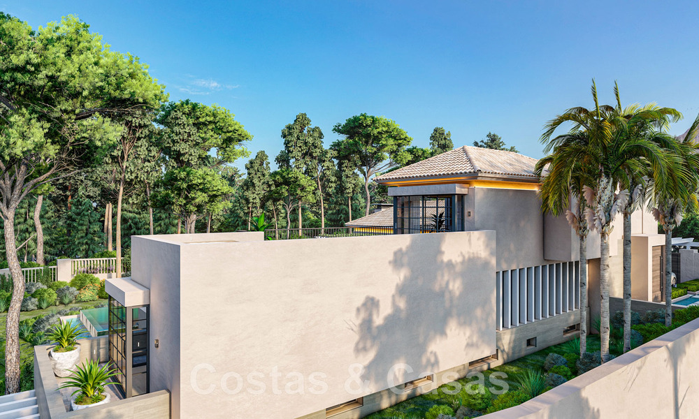 Mundano, villa de lujo en venta de estilo contemporáneo, a poca distancia de todos los servicios y las playas de la Milla de Oro, Marbella 43190