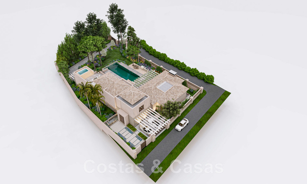 Mundano, villa de lujo en venta de estilo contemporáneo, a poca distancia de todos los servicios y las playas de la Milla de Oro, Marbella 43193