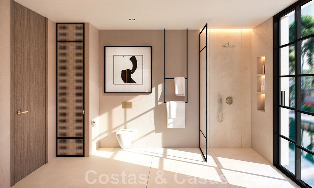 Mundano, villa de lujo en venta de estilo contemporáneo, a poca distancia de todos los servicios y las playas de la Milla de Oro, Marbella 43205