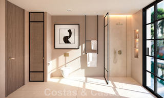 Mundano, villa de lujo en venta de estilo contemporáneo, a poca distancia de todos los servicios y las playas de la Milla de Oro, Marbella 43205 