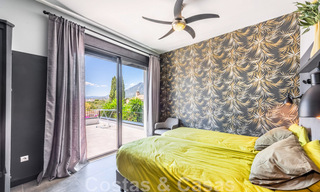 Villa contemporánea y energéticamente eficiente en venta con vistas al mar en una deseable comunidad residencial cerca de Río Real y Marbella ciudad 43264 