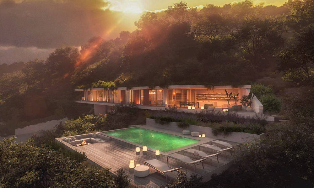 ¡Nueva en el mercado! Se vende villa de diseño vanguardista, en armonía con la naturaleza, con fabulosas vistas, en Benahavis - Marbella 43356