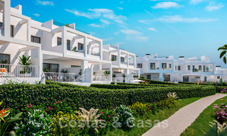 Nuevas y contemporáneas casas adosadas en venta con impresionantes vistas al mar en Manilva, en la Costa del Sol 43327 
