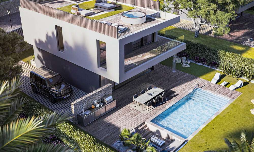 ¡Nuevas en el mercado! Modernas villas de lujo en venta en un resort de golf en la Nueva Milla de Oro entre Marbella y Estepona 43359