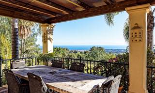 Amplia villa mediterránea en venta con vistas al mar en el complejo La Zagaleta en Marbella - Benahavis 43968 