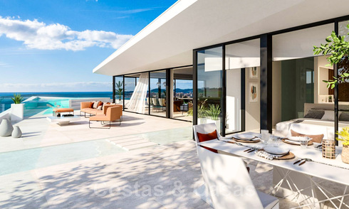 Apartamentos de lujo sostenibles, en venta, en una ubicación privilegiada con vistas panorámicas al mar, situados entre Benalmádena y Fuengirola - Costa del Sol 43958
