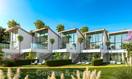 Nuevos y exclusivos adosados en venta de estilo contemporáneo con impresionantes vistas al mar en una prestigiosa urbanización de Fuengirola, Costa del Sol 43947