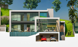 2 Parcelas + proyecto de construcción exclusivo en venta para una majestuosa villa contemporánea en Nueva Andalucía, Marbella 43910 