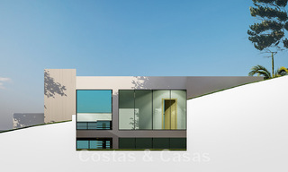 2 Parcelas + proyecto de construcción exclusivo en venta para una majestuosa villa contemporánea en Nueva Andalucía, Marbella 43911 