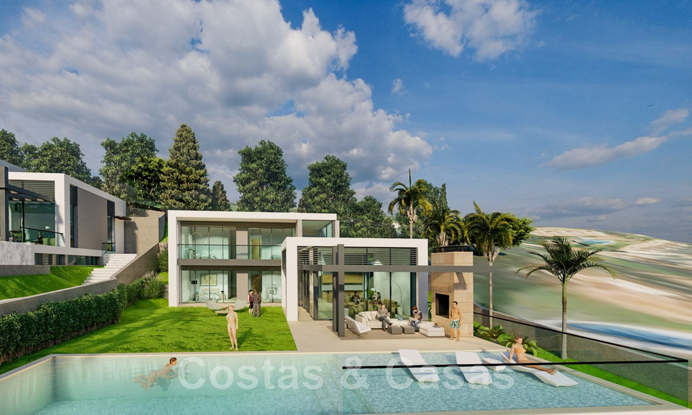 2 Parcelas + proyecto de construcción exclusivo en venta para una majestuosa villa contemporánea en Nueva Andalucía, Marbella 43913