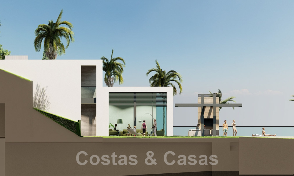 2 Parcelas + proyecto de construcción exclusivo en venta para una majestuosa villa contemporánea en Nueva Andalucía, Marbella 43915