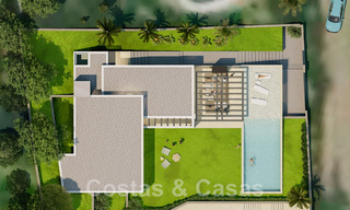 2 Parcelas + proyecto de construcción exclusivo en venta para una majestuosa villa contemporánea en Nueva Andalucía, Marbella 43921 
