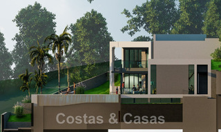 2 Parcelas + proyecto de construcción exclusivo en venta para una majestuosa villa contemporánea en Nueva Andalucía, Marbella 43923 