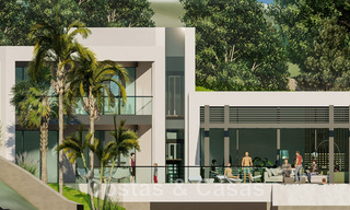2 Parcelas + proyecto de construcción exclusivo en venta para una majestuosa villa contemporánea en Nueva Andalucía, Marbella 43924 