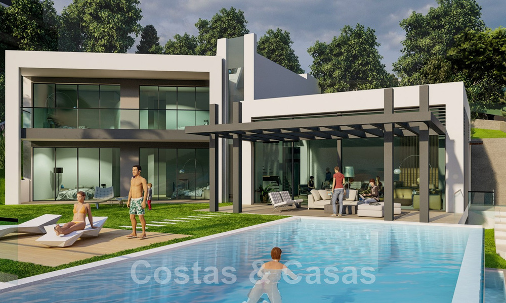 2 Parcelas + proyecto de construcción exclusivo en venta para una majestuosa villa contemporánea en Nueva Andalucía, Marbella 43930