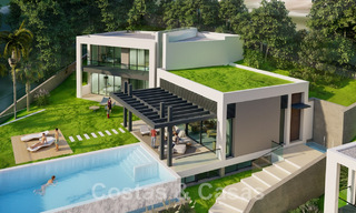 2 Parcelas + proyecto de construcción exclusivo en venta para una majestuosa villa contemporánea en Nueva Andalucía, Marbella 43931 