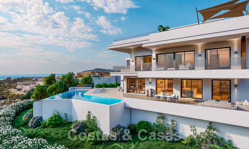 Espectaculares villas de lujo en venta de arquitectura contemporánea situadas en un resort de golf en la Nueva Milla de Oro entre Marbella y Estepona 43567