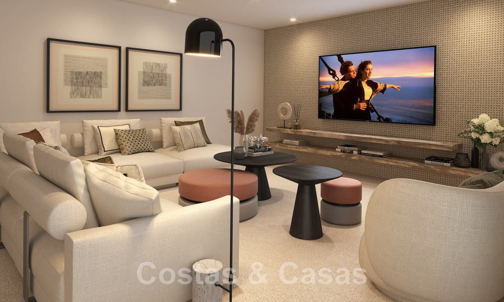Espectaculares villas de lujo en venta de arquitectura contemporánea situadas en un resort de golf en la Nueva Milla de Oro entre Marbella y Estepona 63190