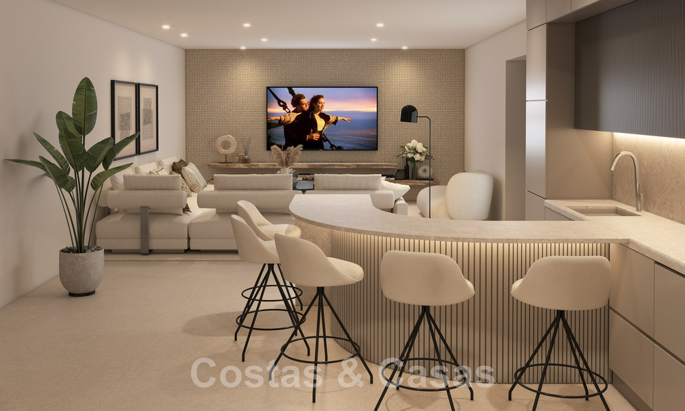 Espectaculares villas de lujo en venta de arquitectura contemporánea situadas en un resort de golf en la Nueva Milla de Oro entre Marbella y Estepona 63191