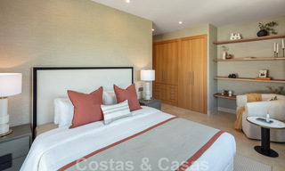 Magnífica villa de lujo en venta de arquitectura mediterránea moderna, con vistas al mar y en un complejo de golf en Benahavis - Marbella 44161 