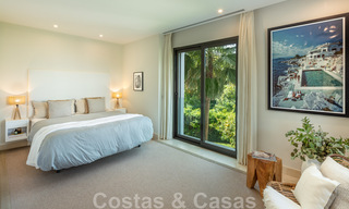 Magnífica villa de lujo en venta de arquitectura mediterránea moderna, con vistas al mar y en un complejo de golf en Benahavis - Marbella 44165 