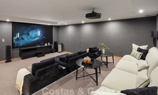 Magnífica villa de lujo en venta de arquitectura mediterránea moderna, con vistas al mar y en un complejo de golf en Benahavis - Marbella 44186 