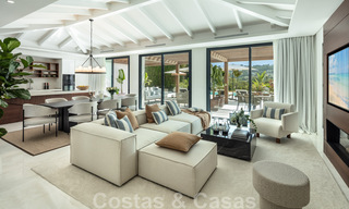 Villa de lujo andaluza contemporánea en venta con numerosas comodidades de lujo, rodeada de campos de golf en Nueva Andalucía, Marbella 44362 