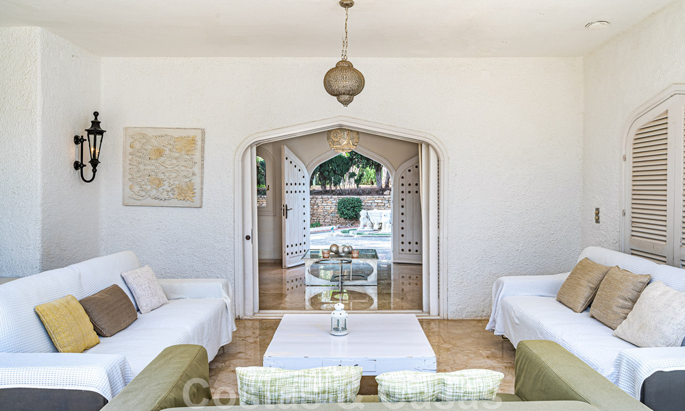 Única, villa de lujo andaluza en venta en una ubicación muy solicitada en Nueva Andalucía en Marbella 44487