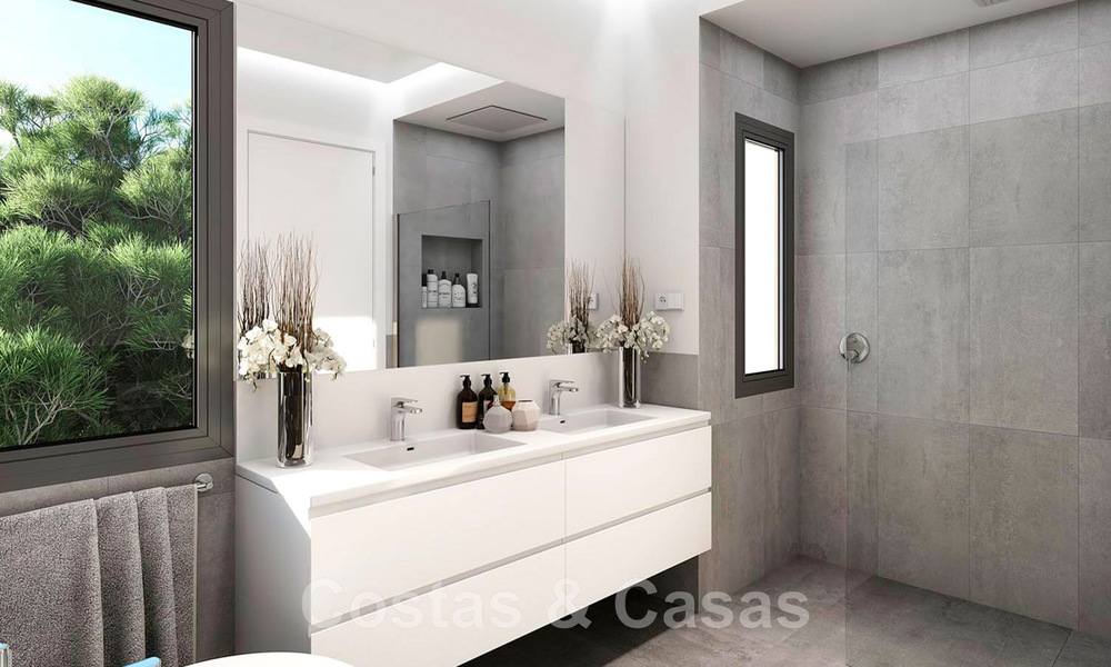 Nueva villa de diseño modernista en venta con fenomenales vistas al mar a poca distancia de la playa en Benalmádena, Costa del Sol 44583