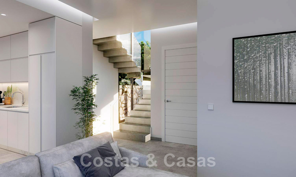 Nueva villa de diseño modernista en venta con fenomenales vistas al mar a poca distancia de la playa en Benalmádena, Costa del Sol 44586