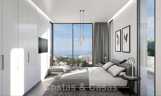 Nueva villa de diseño modernista en venta con fenomenales vistas al mar a poca distancia de la playa en Benalmádena, Costa del Sol 44593 