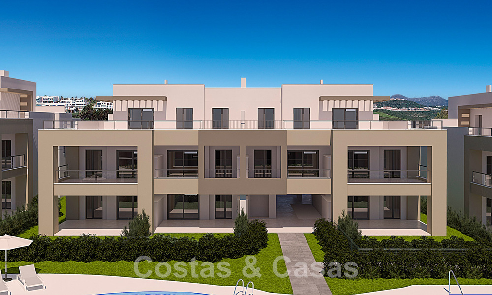 Nuevos apartamentos contemporáneos de lujo en venta con vistas al mar a poca distancia de la playa en Casares, Costa del Sol 44508