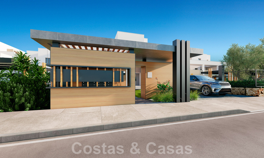 Nuevos apartamentos contemporáneos de lujo en venta con vistas al mar a poca distancia de la playa en Casares, Costa del Sol 44520